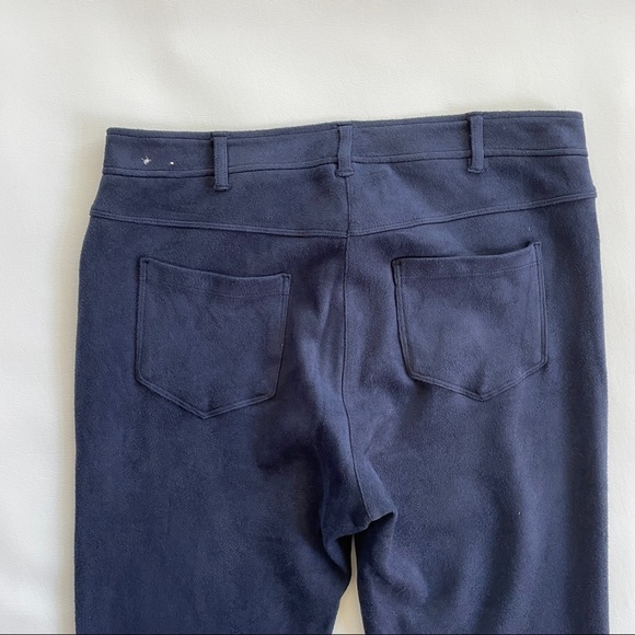 J. McLaughlin Becca Faux Suede Leggings in Winter Navy 8 - Picture 8 of 9